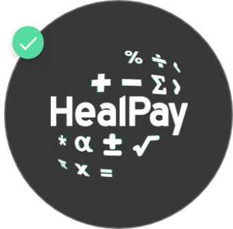 HealPay logo black